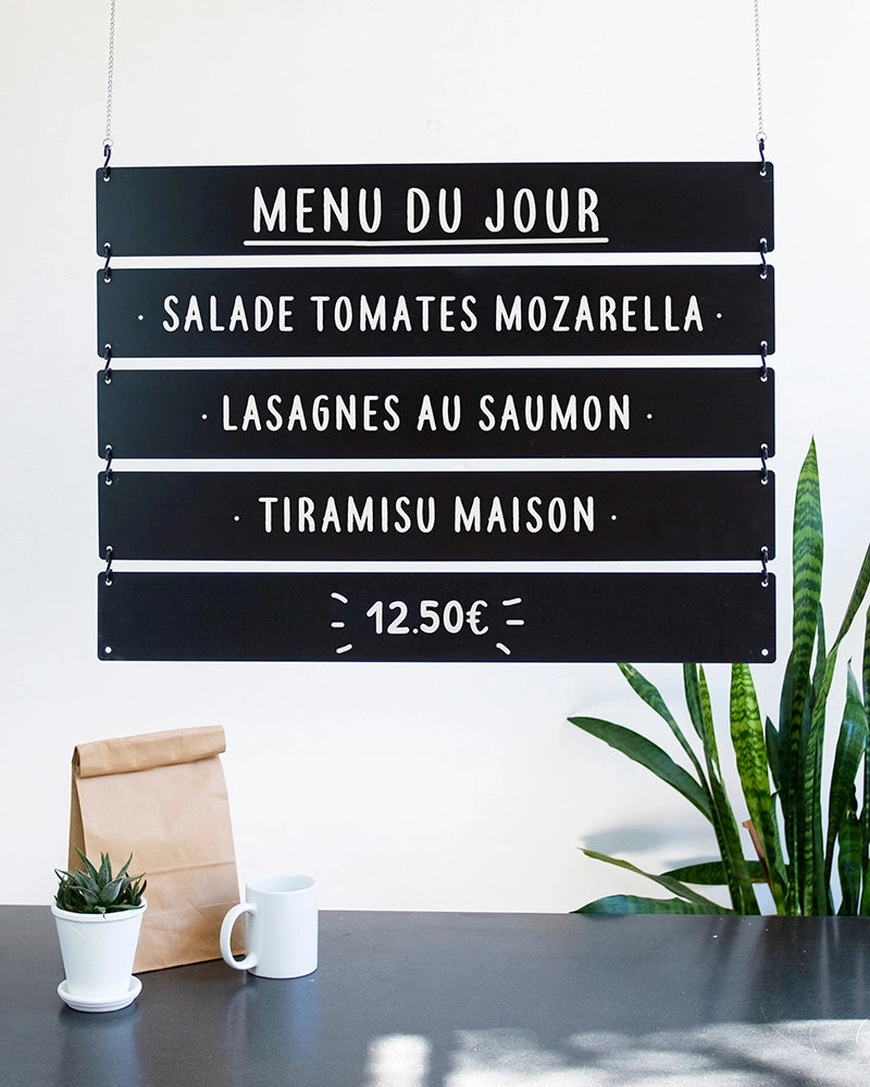 Ardoises Menu à Suspendre