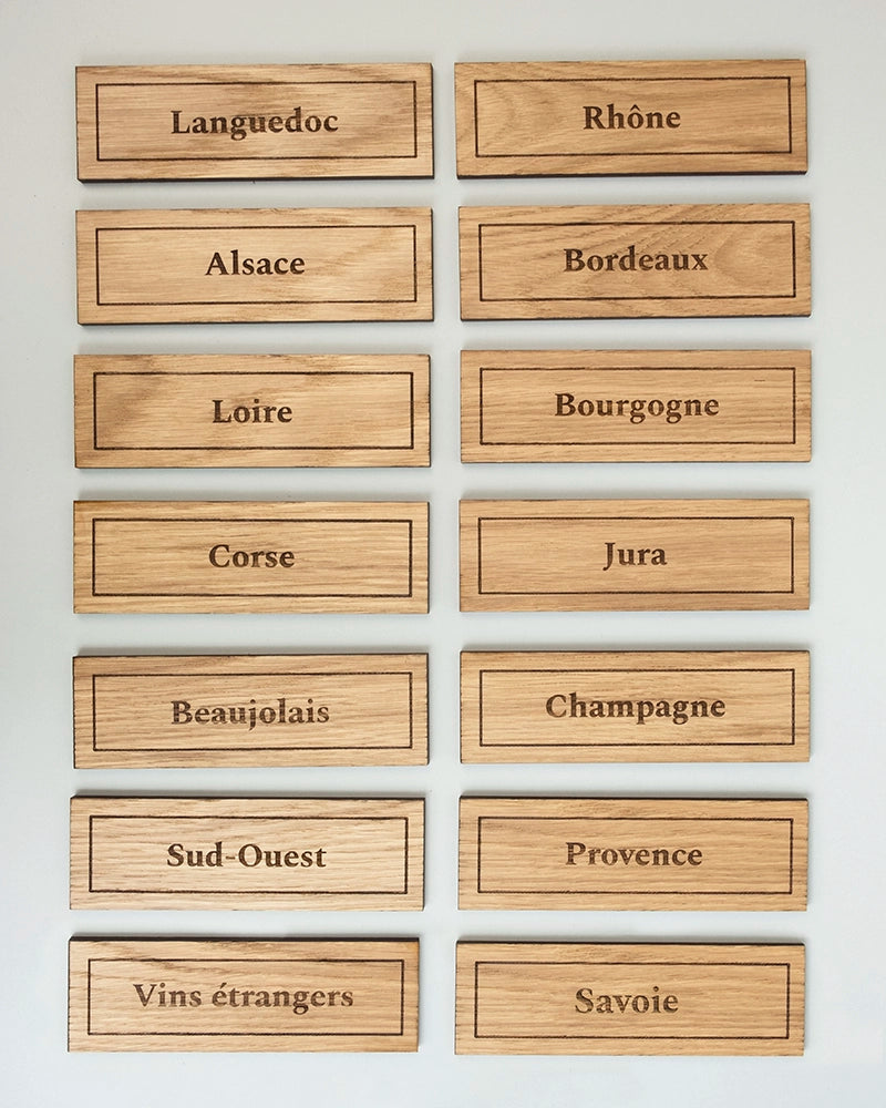 Pack de 14 Plaquettes Régions des Vins