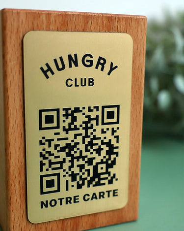 Totem QR code Bois - Premium