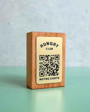 Totem QR code Bois - Premium