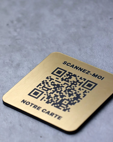 Jeton QR Code - à poser sur table