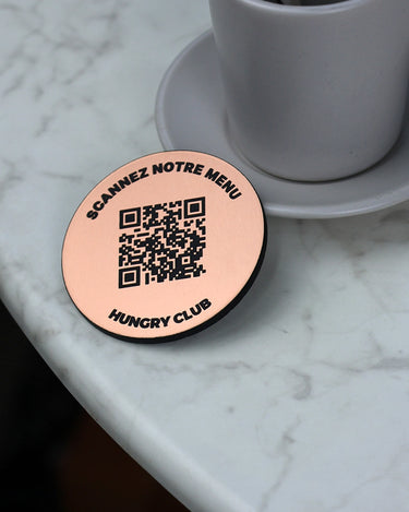 Jeton QR Code - à poser sur table