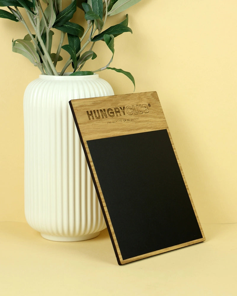 Ardoise de table pour restaurant avec "Logo"