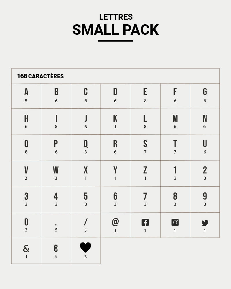 Letter Board « Le Minimaliste Bois »