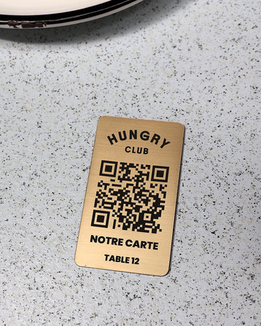 Plaque QR Code « Logo »