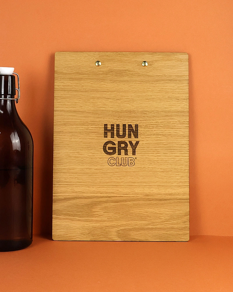 Porte Menu en bois à vis A4  « Le Vissé »