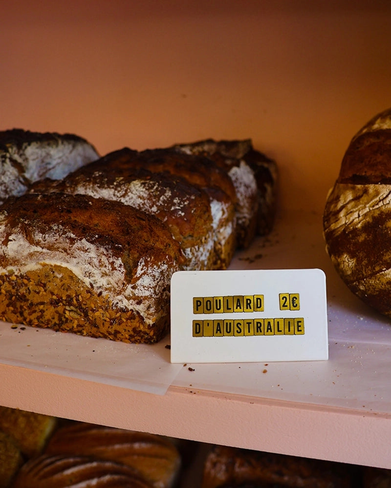 Présentoir Comptoir "Graphite" - Support de prix aimanté en métal (pack)