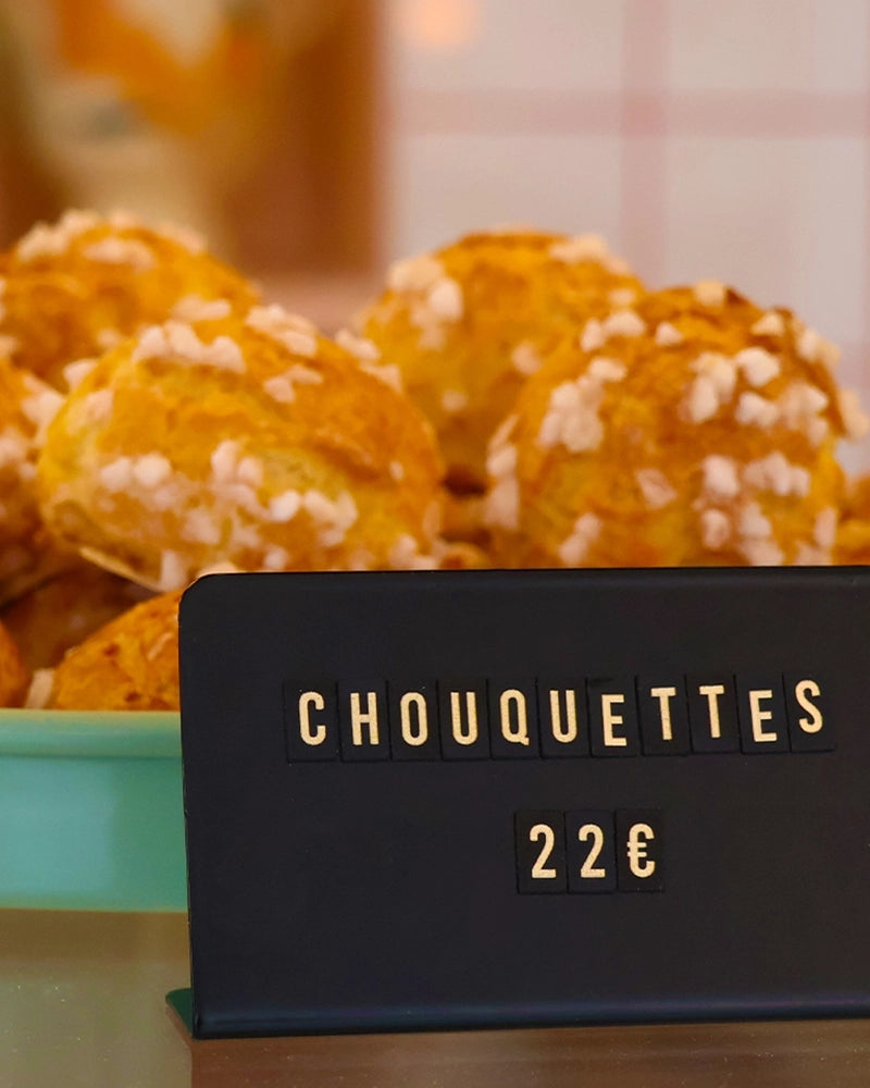 Présentoir Comptoir "Graphite" - Support de prix aimanté en métal (pack)