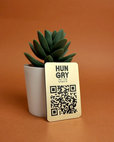 Plaque QR Code « Logo »
