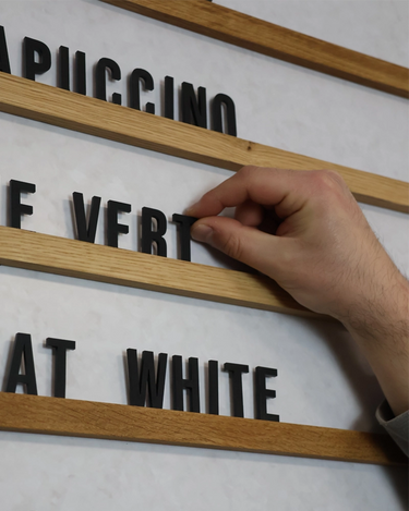 Letter Board « Le Minimaliste Bois »