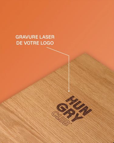 Porte menu en bois pour restaurant - Atelier W Porte menu en bois pour restaurant - Atelier W