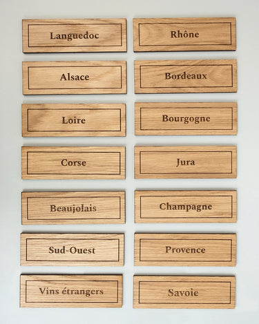 Pack de 14 Plaquettes Régions des Vins