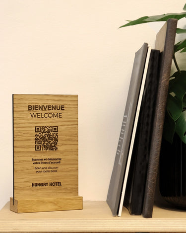 Chevalet de table Bois A6 - Personnalisable