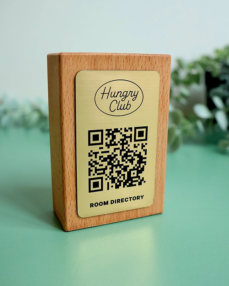 Totem QR code Bois  - Premium
