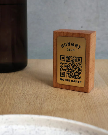 Totem QR code Bois  - Premium