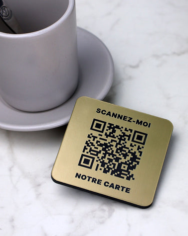 Jeton QR Code - à poser sur table