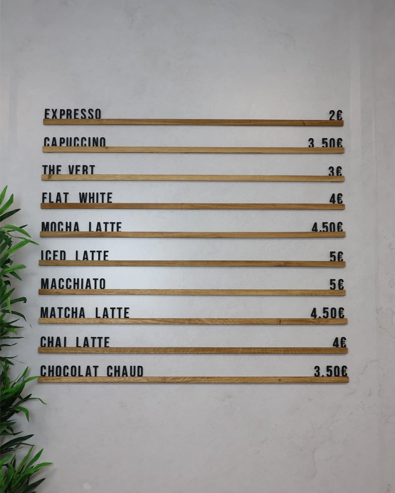 Letter Board « Le Minimaliste Bois »