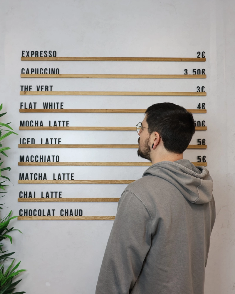 Letter Board « Le Minimaliste Bois »