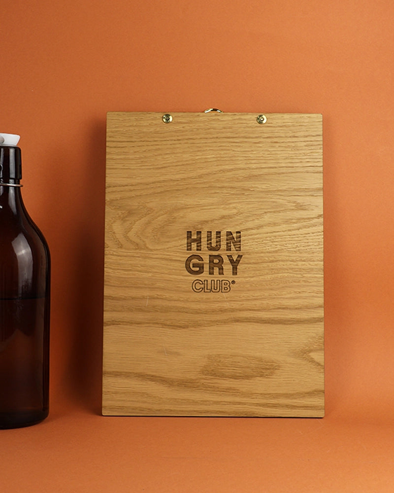 Porte Menu en bois à Pince A4 "le pincé"