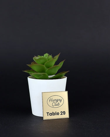 Plaque Numéro de Table  Restaurant « Logo »