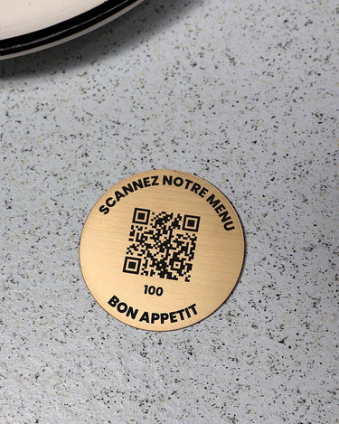 Plaque QR Code « Rondo »