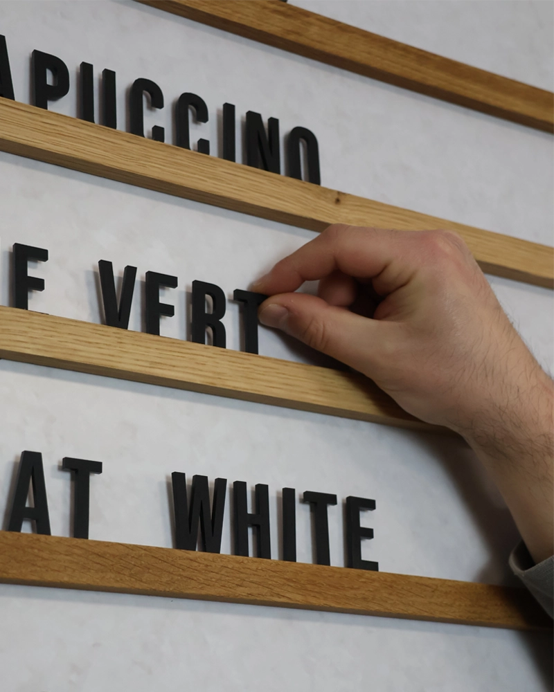 Letter Board « Le Minimaliste Bois »